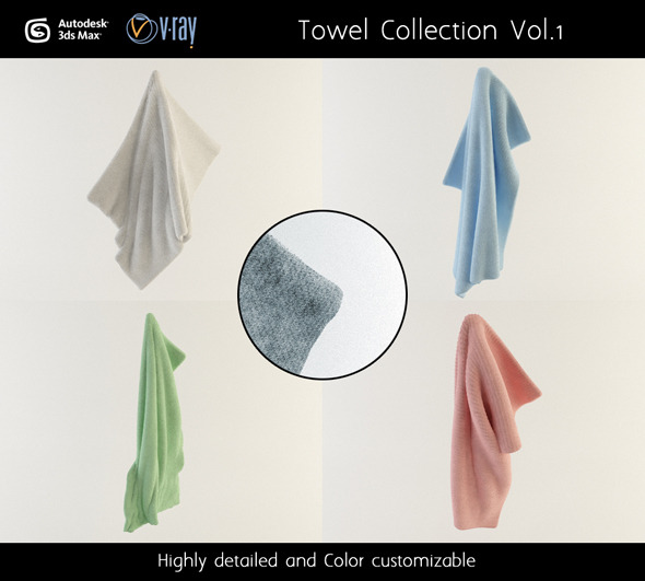 Towel Collection Vol.1 - 3Docean 3020088