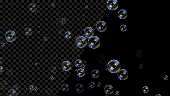 Flying Soap Bubbles Seamless Loop V3 alt