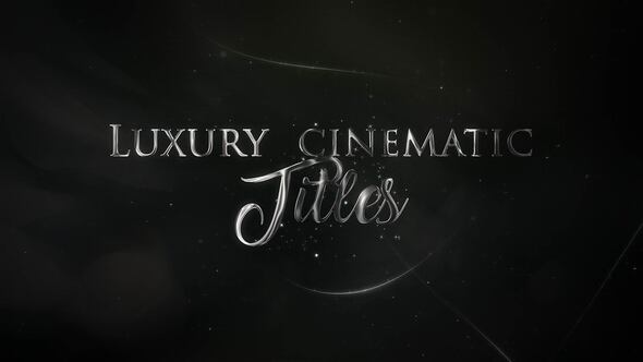 Luxury Titles Titles template preview
