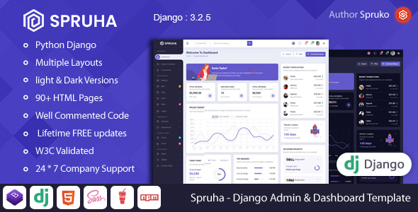 Django Template Bootstrap4