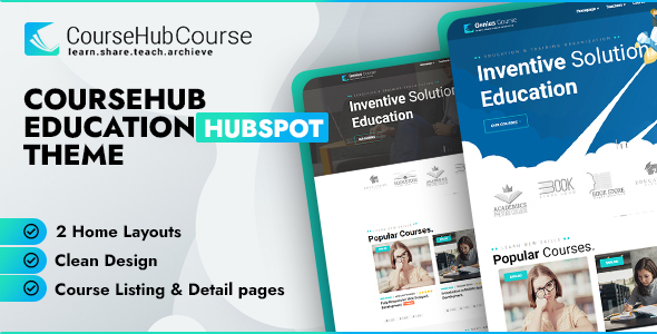 CourseHub - Education - ThemeForest 32549009