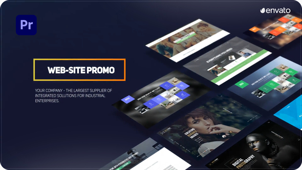 Web-Site Presentation For Premiere Pro