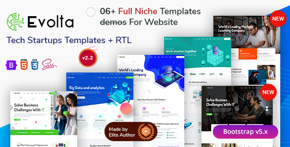 Evolta - TechBusiness - ThemeForest 24625875