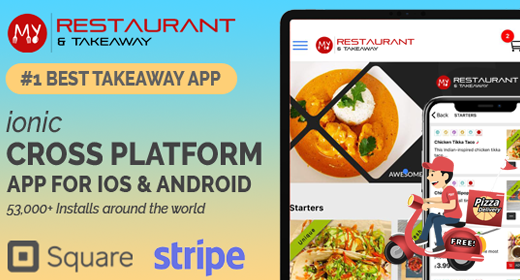 Food Ordering System for Takeaway & Restaurants with Driver Login