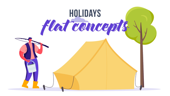 Holidays - Flat Concept