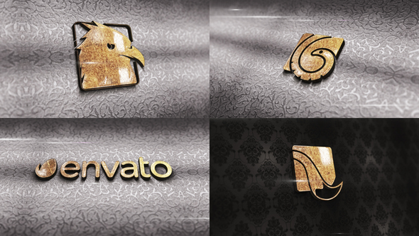 Carving Gold Logo - VideoHive 33008756