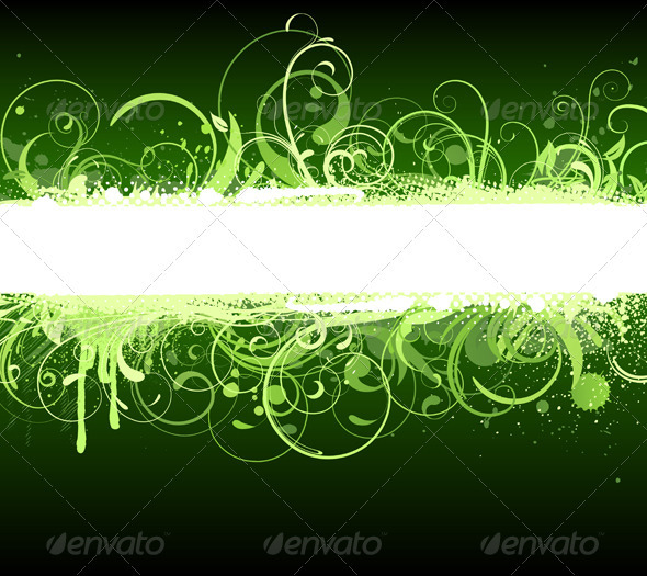 Floral background - Borders Decorative