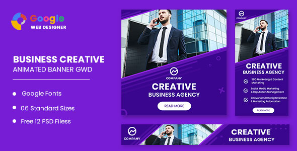 Business Creative Animated Banner Google Web Designer