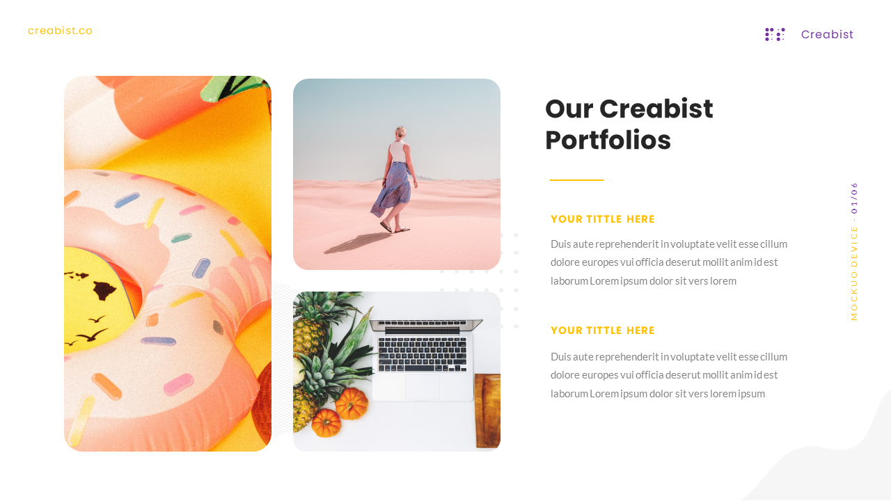 Creabist - Creative Business PowerPoint Template, Presentation Templates