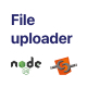 Up my files - File uploader. Web component + Express server in node