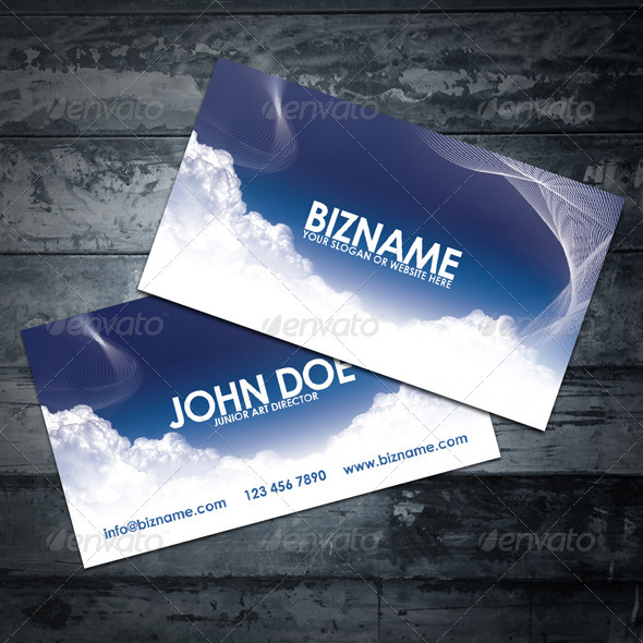 Sky Business Card - Creative Business Cards
