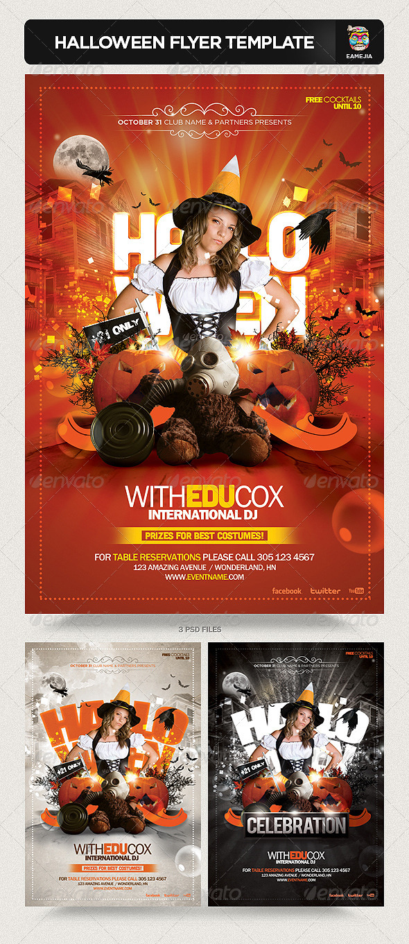 Halloween Flyer Template - Holidays Events