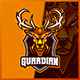 Golden Deer Horn - Mascot Esport Logo Template