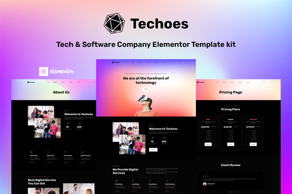 Techoes - TechSoftware - ThemeForest 33029239