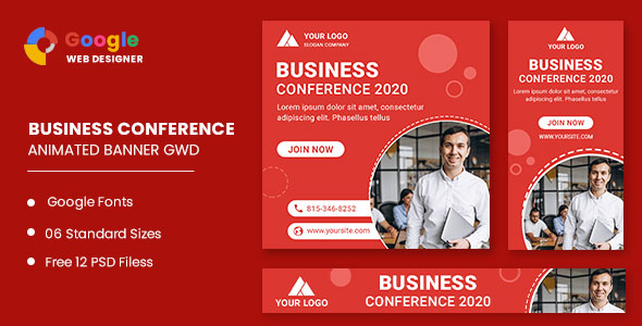 Business Conference Animated Banner Google Web Designer