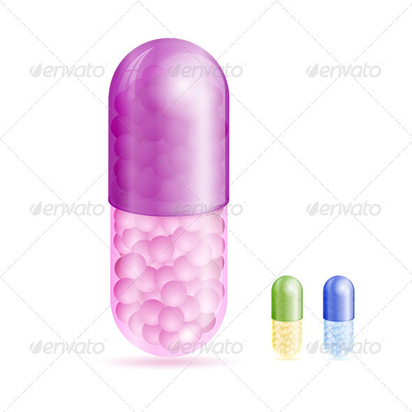 Pills - Health/Medicine Conceptual