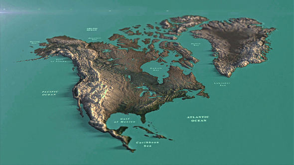 North America Map PP
