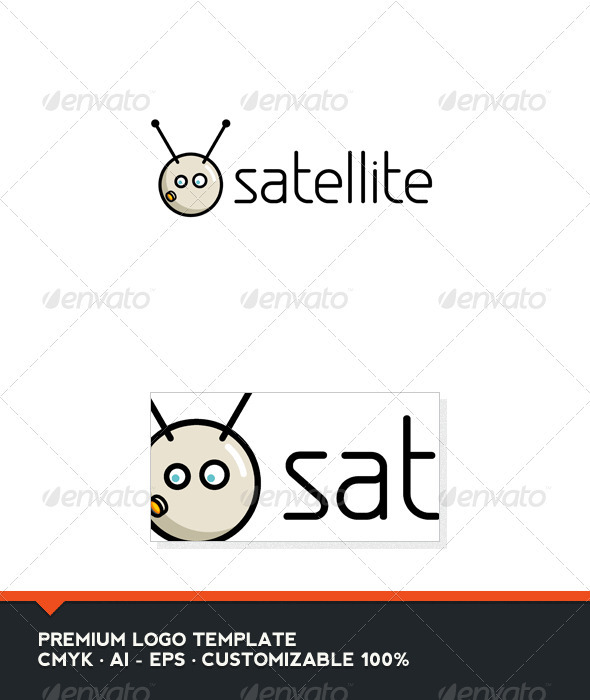 Satellite Logo Template - Objects Logo Templates