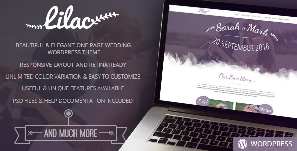 Lilac - One-page - ThemeForest 13938436