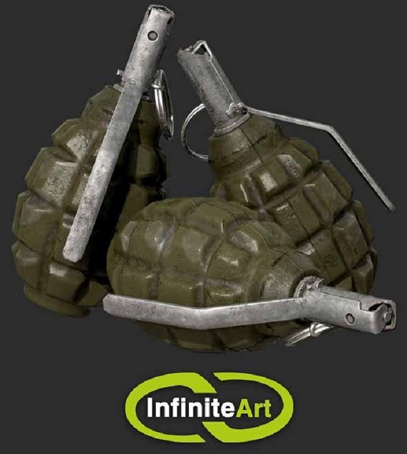 Grenade F-1 - 3Docean 32552950