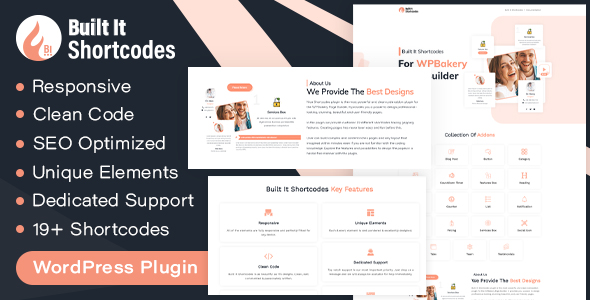 Built It - Ultimate Shortcode WordPress Plugin For WP Bakery Page Builder Extensions Addon