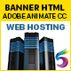 Hosting Website Banners HTML5 - Animate CC by Be_Achemit | CodeCanyon