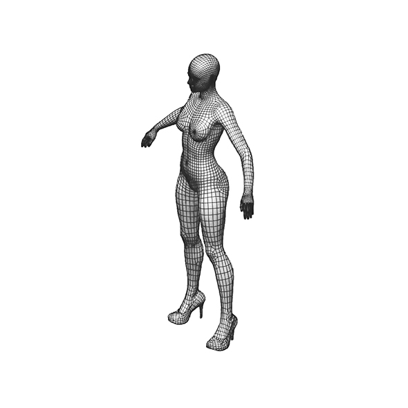 Female Base Model - 3Docean 33041581