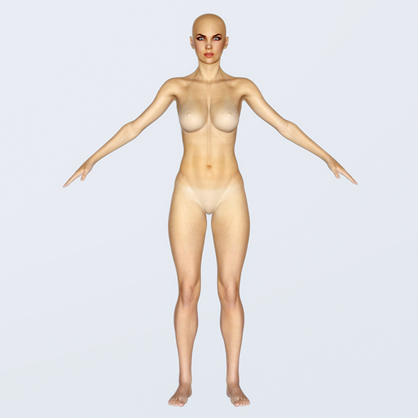 Realistic Female Base - 3Docean 33043419