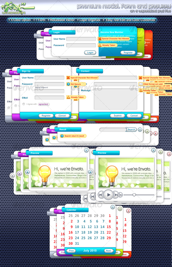 Modal Form Or Standard Form - Forms Web Elements