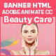 Beauty Care HTML5 Ad Banners – Animate CC
