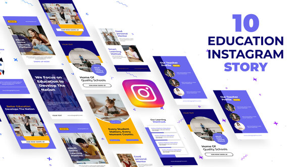 Education Instagram Stories - VideoHive 33051687