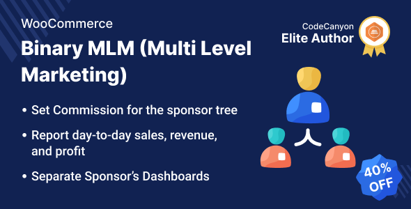 WooCommerce Binary Multi Level Marketing [MLM]