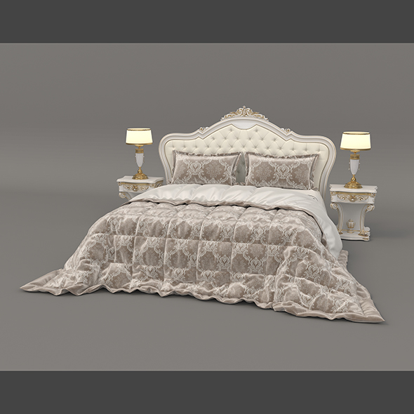 European Style Bed - 3Docean 33058865