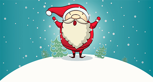 Winter & Christmas Elements And Background