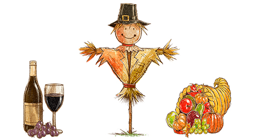 Autumn & Thanksgiving Elements And Background