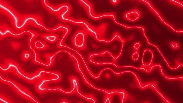 red color glowing Psychedelic Liquefied Background. Fluid Colourful glowing line Digital Art. Vd 650 alt