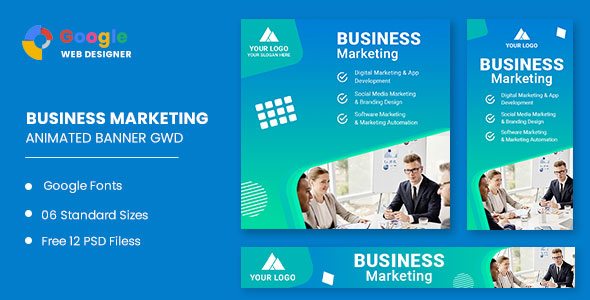 Business Marketing Animated Banner Google Web Designer