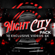 Night City Grunge Pack 10 Videos 4K - VideoHive Item for Sale