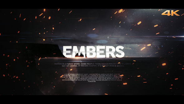 Embers - Cinematic Trailer for Premiere Pro