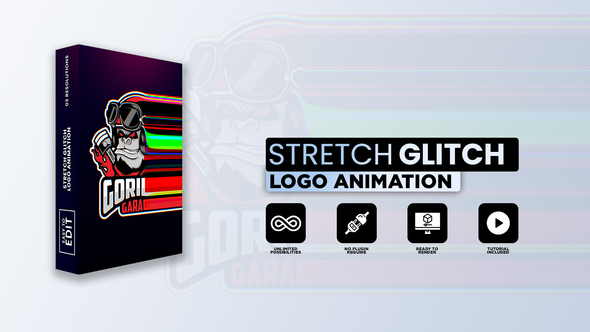 Stretch Glitch Intro - VideoHive 33080573