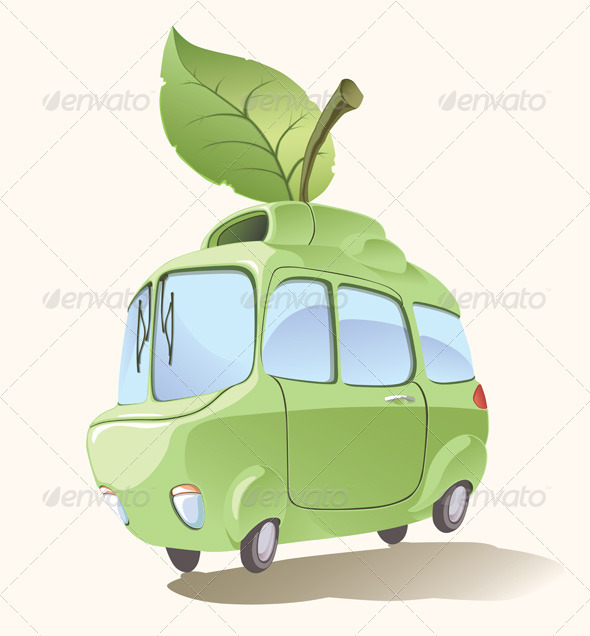 Small Eco-friendly Car - Retro Technology