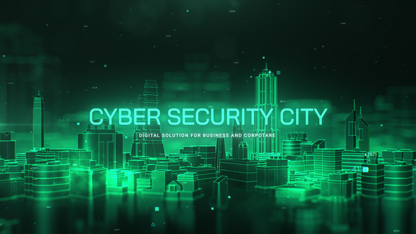 Cyber Security City - VideoHive 33088511