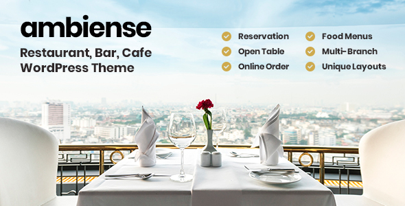Ambiense - RestaurantCafe - ThemeForest 21689050