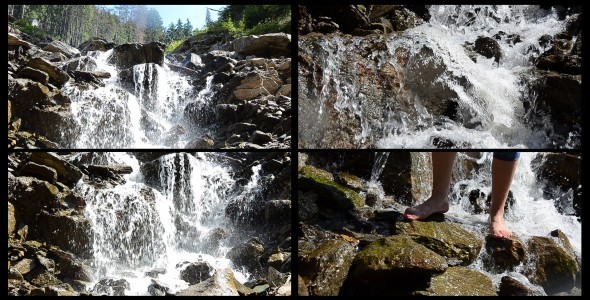 Waterfall In Forest - 4 Videos