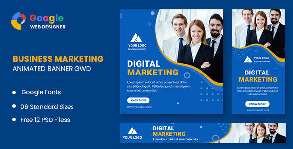 Business Marketing Animated Banner Google Web Designer