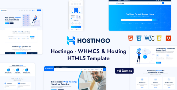 Hostingo - WHMCS & Hosting HTML5 Template