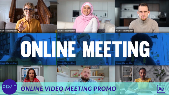 Online Video Meeting - VideoHive 33097577