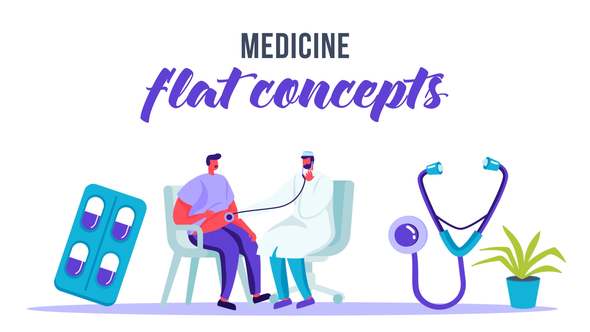 Medicine - Flat Concept