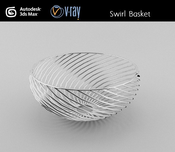 Swirl wire Basket - 3Docean 3027448