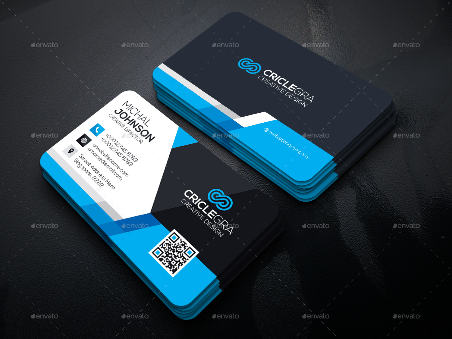 Corporate Business Card, Print Templates | GraphicRiver